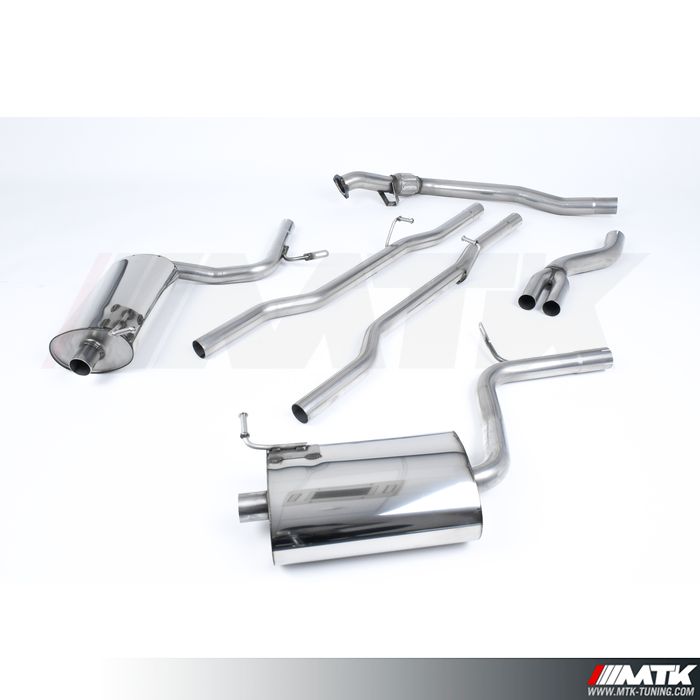 Cat-Back Milltek Audi - A4 B6 1.8T Quattro berline et break 163cv BV5