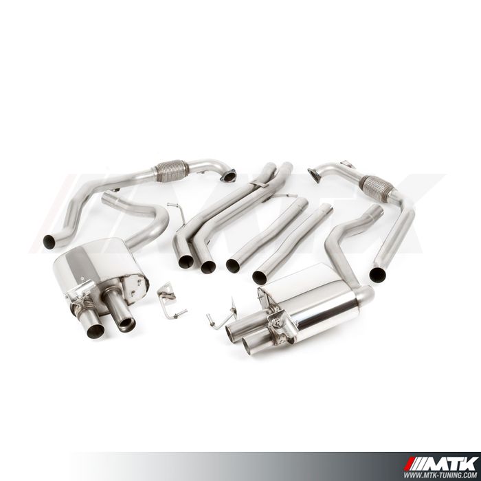 Cat-Back Milltek Audi - S4 B9 Sans differentiel sport