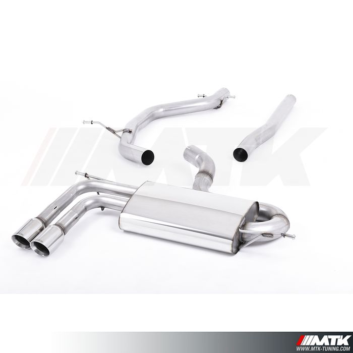 GPF-Back Milltek Audi - A3 8P 2.0 TDI 170cv 2WD 3 Portes