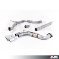 Cat-Back Milltek Seat - Leon 5F FR 2.0 TDI 184CV SC et 5 Portes BVM et DSG