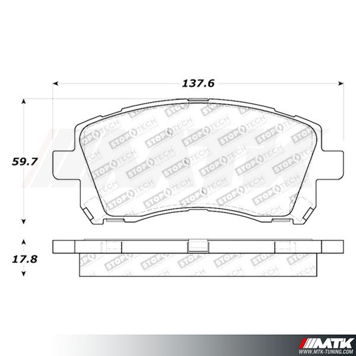 Plaquettes Stoptech Performance Subaru Legacy Outback