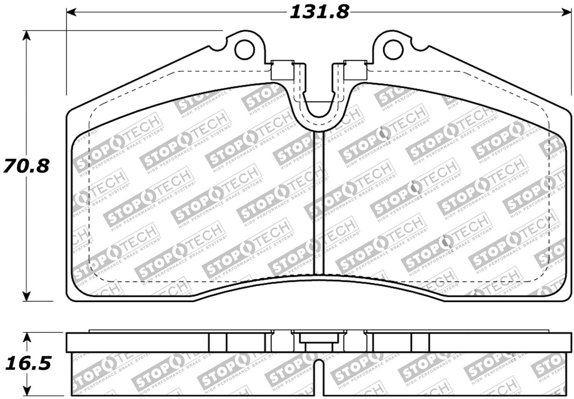 Plaquettes Stoptech Performance Porsche 968