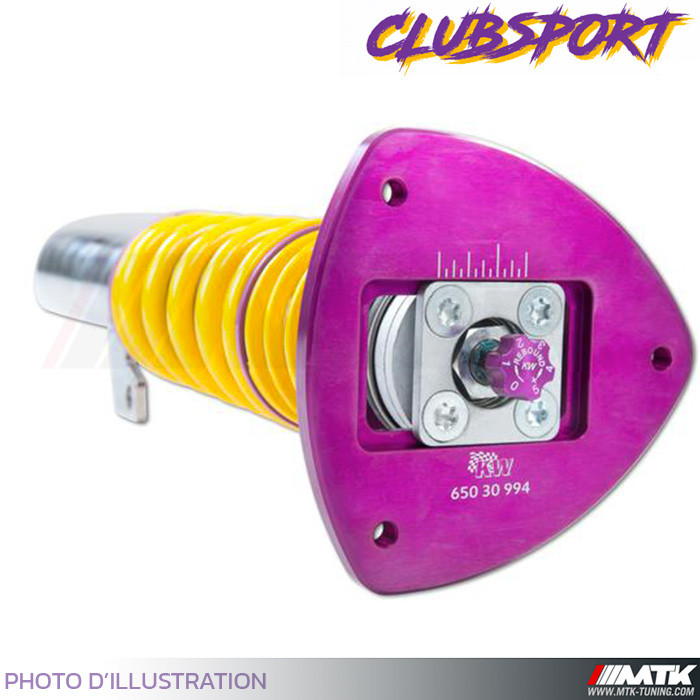 Combinés filetés KW Clubsport 2 et 3 voies pour AUDI S3 8L 03/99
