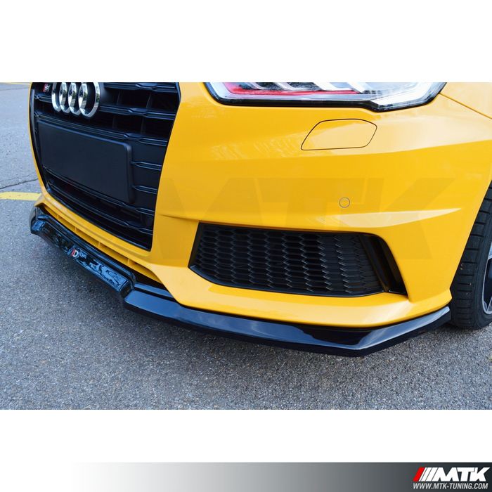 Lame Avant Pare-chocs Maxton Design Pour Audi A4 B9 - Style S-Line - Finition Carbone