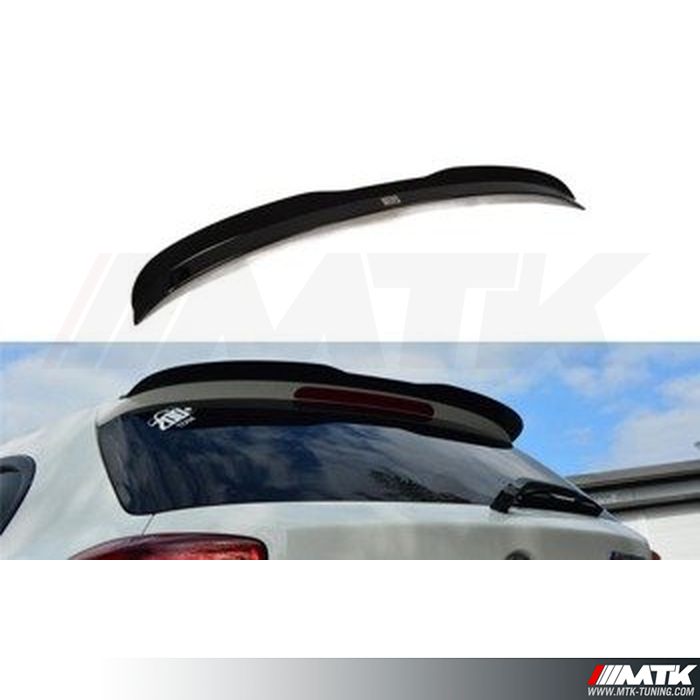 Becquet aileron spoiler de toit noir verni pour BMW série 1 E81 E87