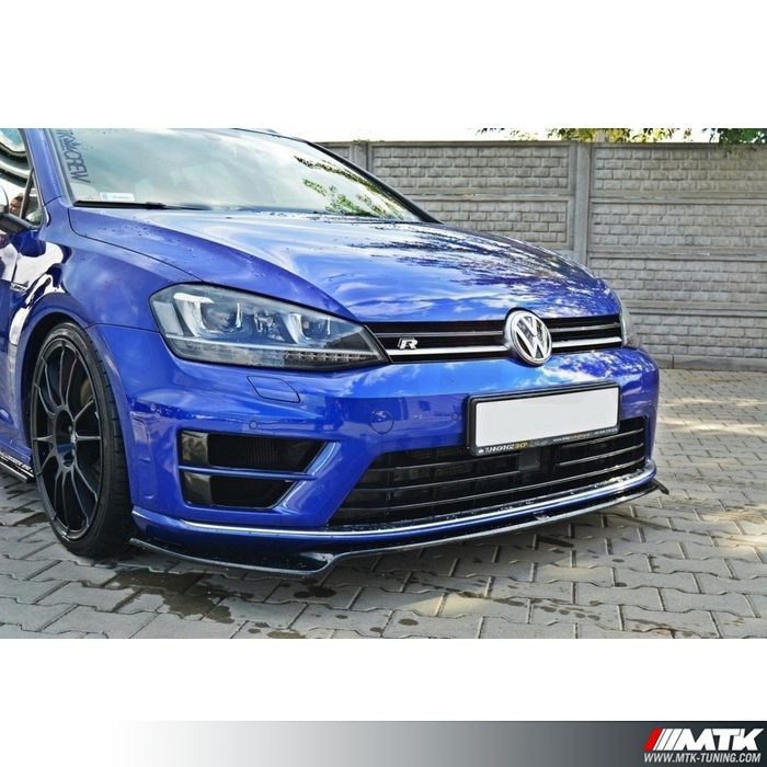 Lame pare choc avant Maxton pour Volkswagen Golf VII R