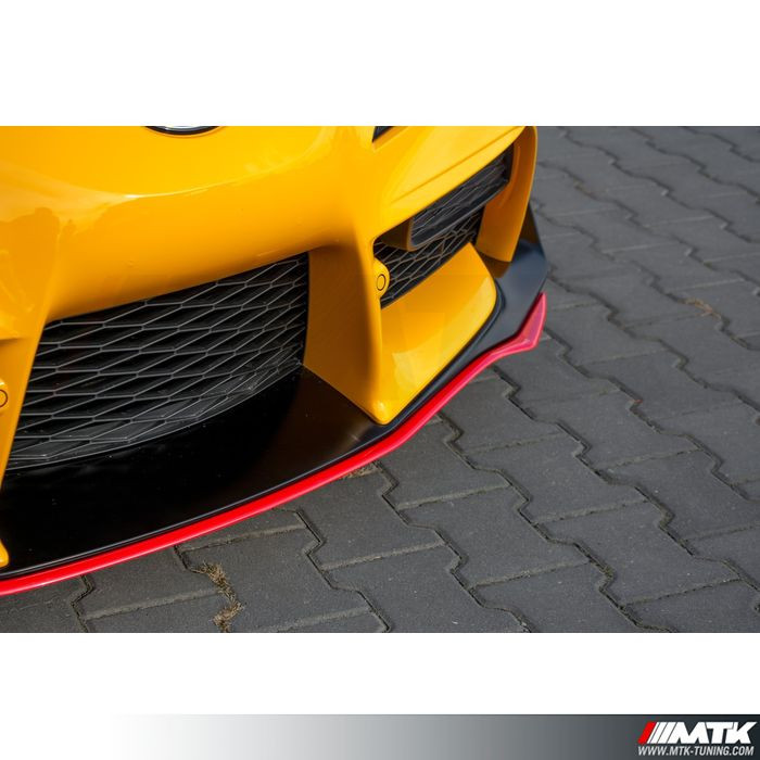 Lame pare choc avant Maxton pour Toyota Supra GR