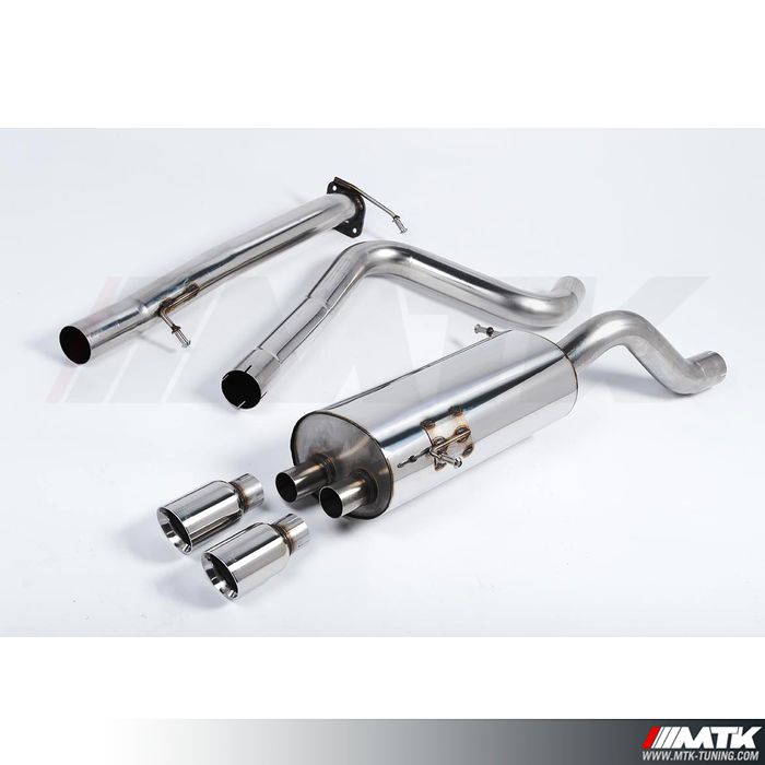 Kit D'échappement Complet Pour Ford Fiesta MK6 1.4 TDCI (2008-2012) - Acier Aluminisé - Neuf Avec Garantie 30 Mois