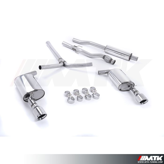 Cat-Back - Echappement inox MILLTEK SPORT Mini Cooper S Clubman R55