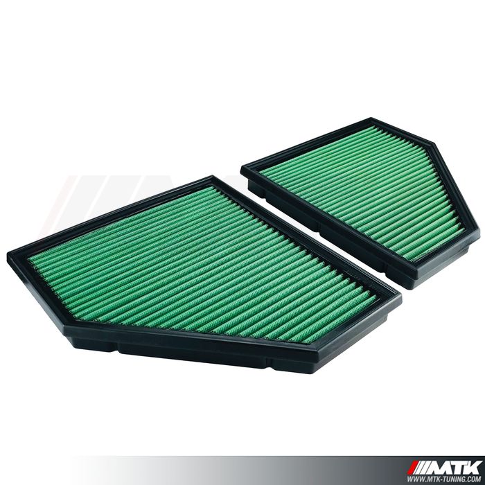 Kit de 2 filtres à air sport Green Bmw M3 G80