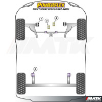 Silentblocs Powerflex Performance Suzuki Swift Sport ZC31S