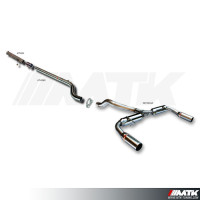Ligne groupe N RC Racing RENAULT CLIO 3 SPORT 2 0 16V