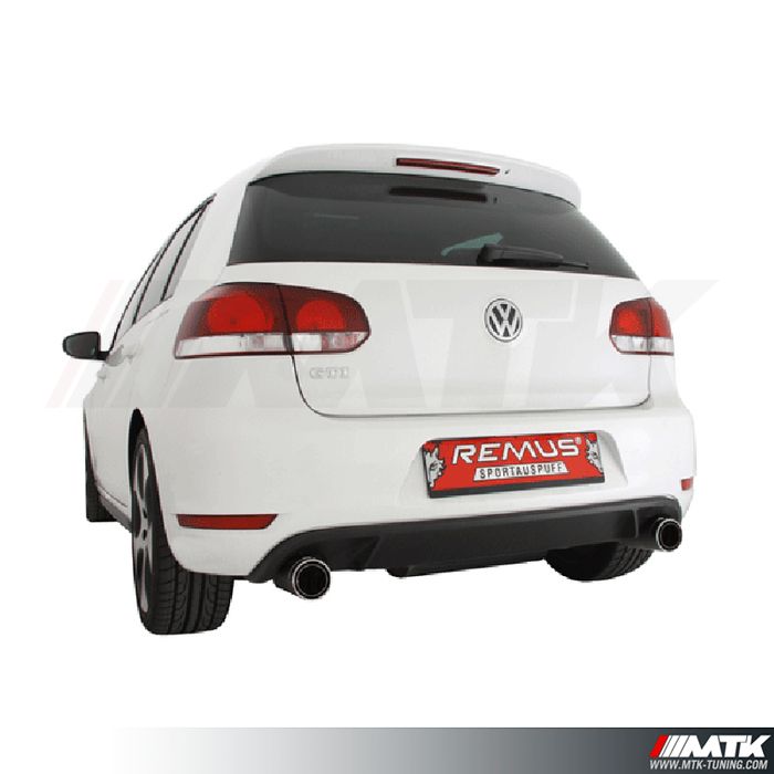 Ligne d'échappement REMUS CATBACK Volkswagen Golf 6 GTI