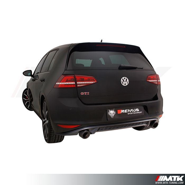 Ligne d'échappement REMUS CATBACK GPFBack Volkswagen Golf 7 GTI Performance