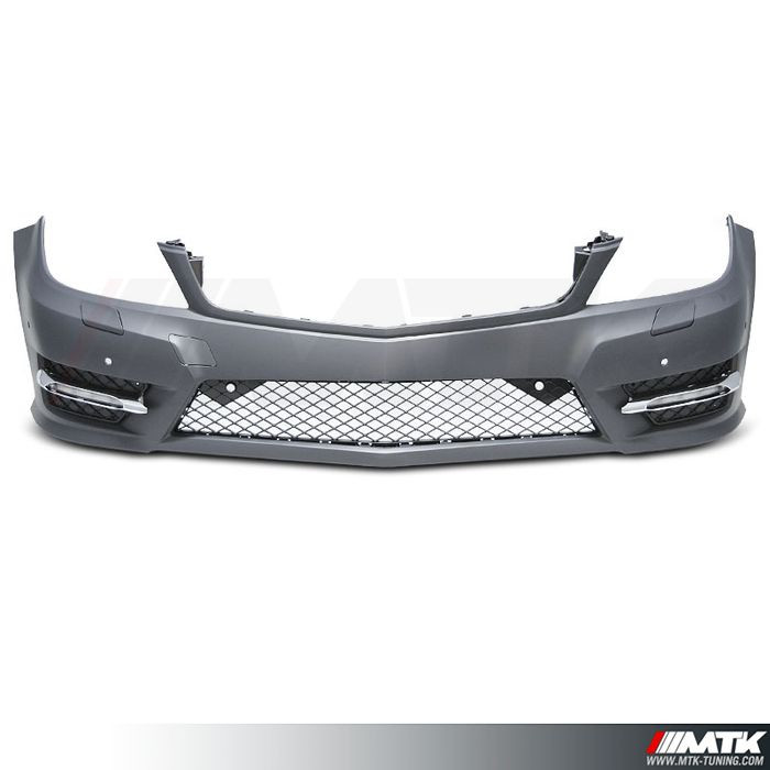 Pare-chocs Avant Répartiteur Carbone Pour Mercedes C63 AMG W204 2011-2014 Mercedes C63 Carbon Fiber Parts