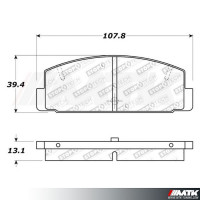 Plaquettes Stoptech Performance MAZDA 6 (GG/GY)