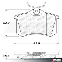 Plaquettes Stoptech Performance RENAULT Clio 4 RS