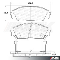 Plaquettes Stoptech Performance Honda CRX ED9