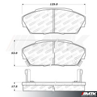 Plaquettes Stoptech Performance Honda CRX EE8