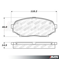 Plaquettes Stoptech Performance Mazda MX-5 NA