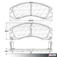 Plaquettes Stoptech Performance Peugeot 4007