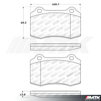 Plaquettes Stoptech Performance Citroen DS3 Racing