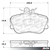 Plaquettes Stoptech Performance Mercedes-Benz Classe C W202