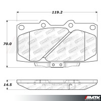 Plaquettes Stoptech Performance Subaru Impreza WRX