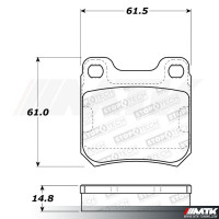 Plaquettes Stoptech Performance OPEL Vectra B