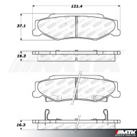 Plaquettes Stoptech Performance CHEVROLET Corvette (C6)