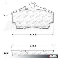 Plaquettes Stoptech Performance PORSCHE Boxster (986)
