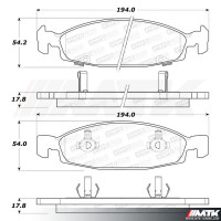 Plaquettes Stoptech Performance Jeep Grand Cherokee WJ