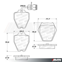Plaquettes Stoptech Performance Audi S4 B5