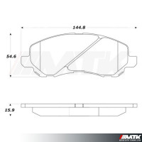 Plaquettes Stoptech Performance Peugeot 4008