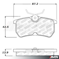 Plaquettes Stoptech Performance FORD Fiesta ST150