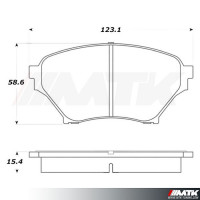 Plaquettes Stoptech Performance Mazda MX-5 NB