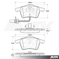 Plaquettes Stoptech Performance Volkswagen  Passat B5
