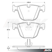 Plaquettes Stoptech Performance BMW M3 E92