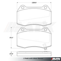 Plaquettes Stoptech Performance Nissan 350Z