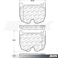 Plaquettes Stoptech Performance Mercedes-Benz CL C215