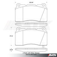 Plaquettes Stoptech Performance Subaru WRX STi