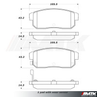 Plaquettes Stoptech Performance MAZDA RX-8