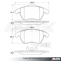 Plaquettes Stoptech Performance Audi A1