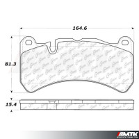 Plaquettes Stoptech Performance Mercedes-Benz SLK R171