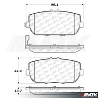 Plaquettes Stoptech Performance MAZDA MX-5 (NC)