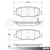 Plaquettes Stoptech Performance JEEP Cherokee KK