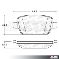 Plaquettes Stoptech Performance FORD Kuga