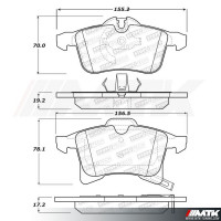 Plaquettes Stoptech Performance Opel Astra H