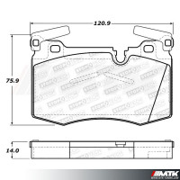 Plaquettes Stoptech Performance Mini Works GP R56