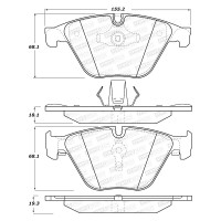 Plaquettes Stoptech Performance Bmw serie 5 F10 - F11 - F07